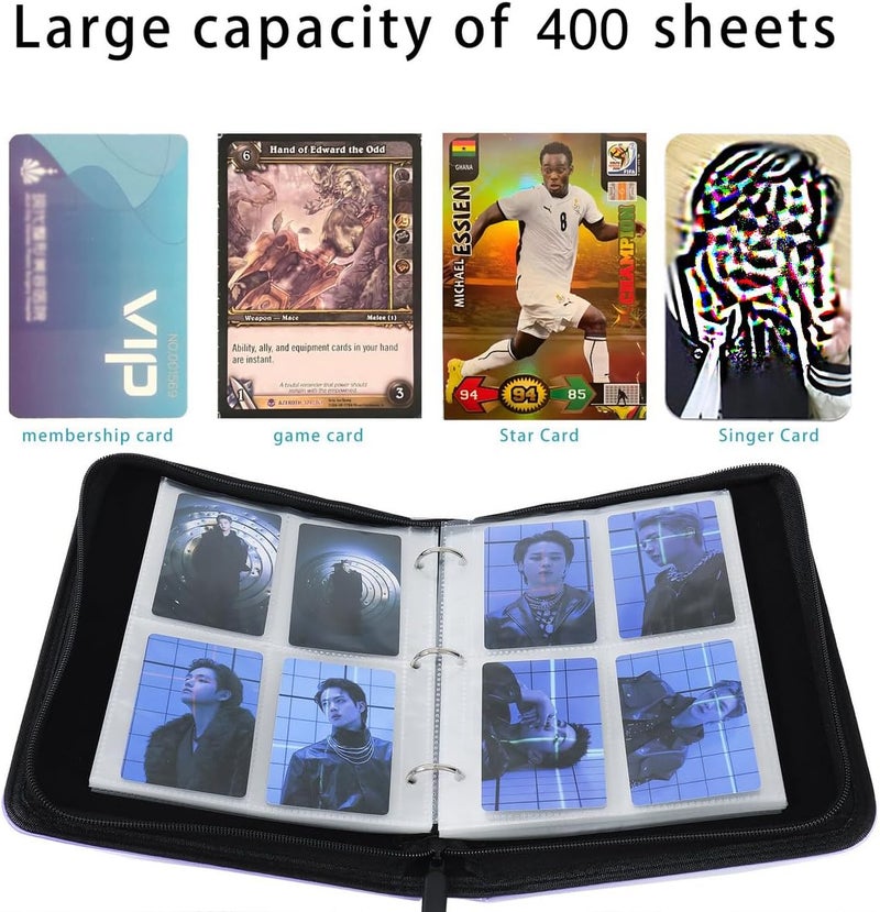 YANENG Photocards Binder 400 Pockets Album Photo Card Holder Collection Merch for Army Fans Gifts - Image 5